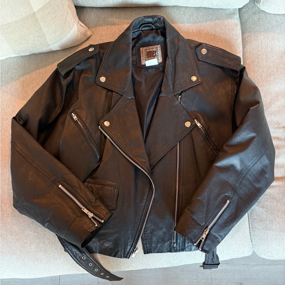 Leather Moto Jacket